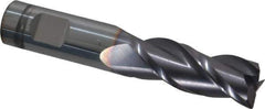 Niagara Cutter - 5/8", 3 Flute, Single End, Solid Carbide, 0.0300 - 0.0350" Corner Radius End Mill - 3-1/2" OAL, 35° Helix, Right Hand Flute, 1-5/8" LOC, Right Hand Cut - USA Tool & Supply
