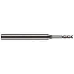 Harvey Tool - 1/32", 3/32" LOC, 1/8" Shank Diam, 1-1/2" OAL, 4 Flute, Solid Carbide Square End Mill - Exact Industrial Supply