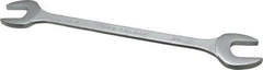 Proto - 13/16" x 7/8" Standard Extra Thin Open End Wrench - 10" OAL, Double End, Satin Finish, 15° Head Angle - USA Tool & Supply
