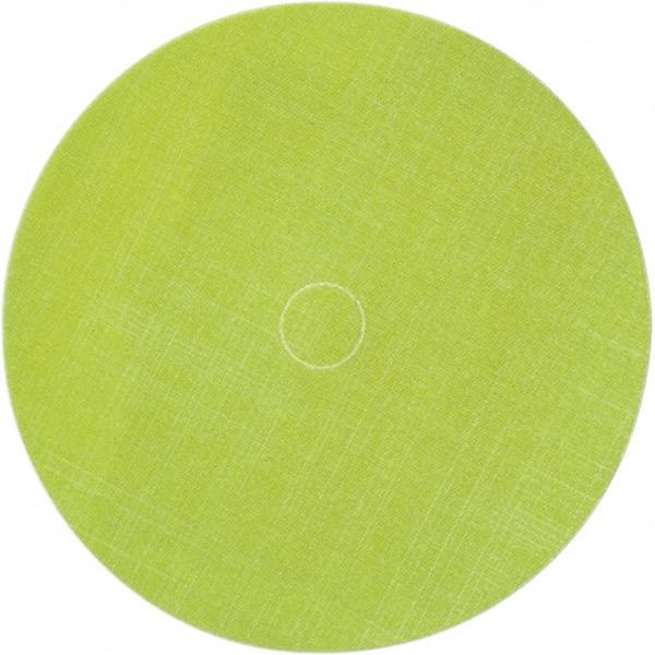 3M - 6" Diam, 35 Grit Trizact Aluminum Oxide Adhesive PSA Disc - Extra Fine Grade, Green, Polyester Backing, Flexible, Use with Random Orbital Sanders - USA Tool & Supply