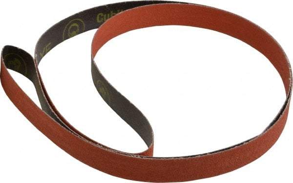 3M - 1" Wide x 72" OAL, 60 Grit, Ceramic Abrasive Belt - Ceramic, Medium, Coated, YF Weighted Cloth Backing, Wet/Dry, Series 777F - USA Tool & Supply