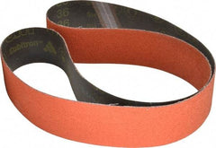 3M - 2-1/2" Wide x 60" OAL, 36 Grit, Ceramic Abrasive Belt - Ceramic, Very Coarse, Coated, YF Weighted Cloth Backing, Wet/Dry, Series 777F - USA Tool & Supply