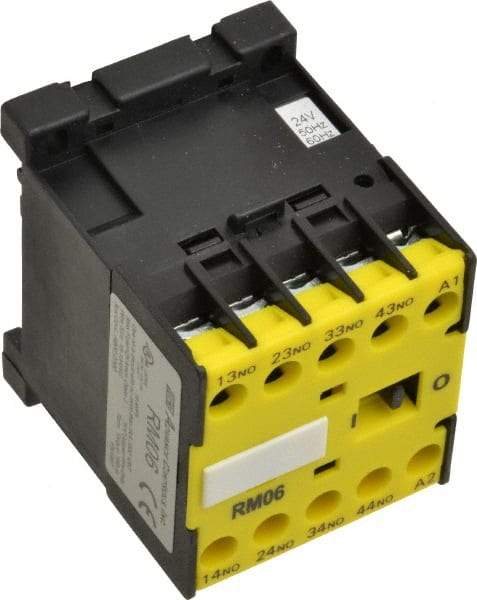 ACI - 4 Pole, 4NO, 24 VAC Control Relay - 16 Amps, 600 VAC - USA Tool & Supply