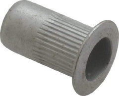 RivetKing - 0.13 to 0.225" Grip, Aluminum Standard Rivet Nut - Uncoated, Countersunk Head - USA Tool & Supply