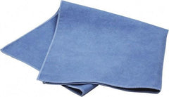 PRO-SOURCE - Reusable Microfiber Wipes - Packet, 16" x 16" Sheet Size, Blue - USA Tool & Supply