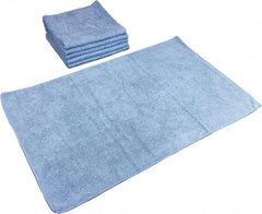 PRO-SOURCE - Reusable Microfiber Wipes - Packet, 16" x 27" Sheet Size, Blue - USA Tool & Supply