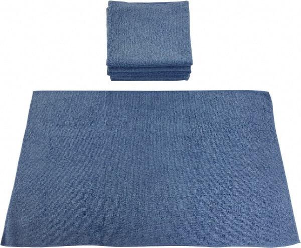 PRO-SOURCE - Reusable Microfiber Wipes - Packet, 16" x 24" Sheet Size, Blue - USA Tool & Supply