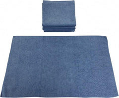 PRO-SOURCE - Reusable Microfiber Wipes - Packet, 16" x 24" Sheet Size, Blue - USA Tool & Supply