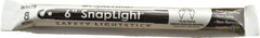 Cyalume - 10 Piece White Chemical Lightstick - 6 Inch Long, 8 Hours Illumination Time, Nonflammable, Nontoxic and Waterproof, Snap and Shake Activation Method - USA Tool & Supply