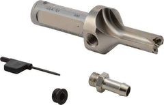 Seco - 1.496" Max Drill Depth, 2xD, 3/4" Diam, Indexable Insert Drill - 2 Inserts, 1" Shank Diam, Straight Shank - USA Tool & Supply