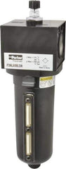Parker - 1" NPT, 250 Max psi Heavy Duty Mist Lubricator - Metal Bowl with Sight Glass, Zinc Body, 250 CFM, 175°F Max Temp, 3.62" Wide x 11.81" High - USA Tool & Supply