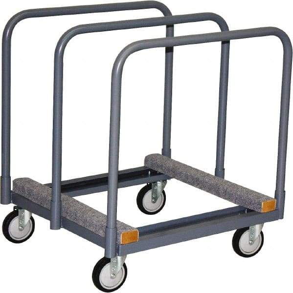 Jamco - 1,200 Lb Capacity Steel Panel Truck - Carpeted Wood Deck, 28" OAW - USA Tool & Supply