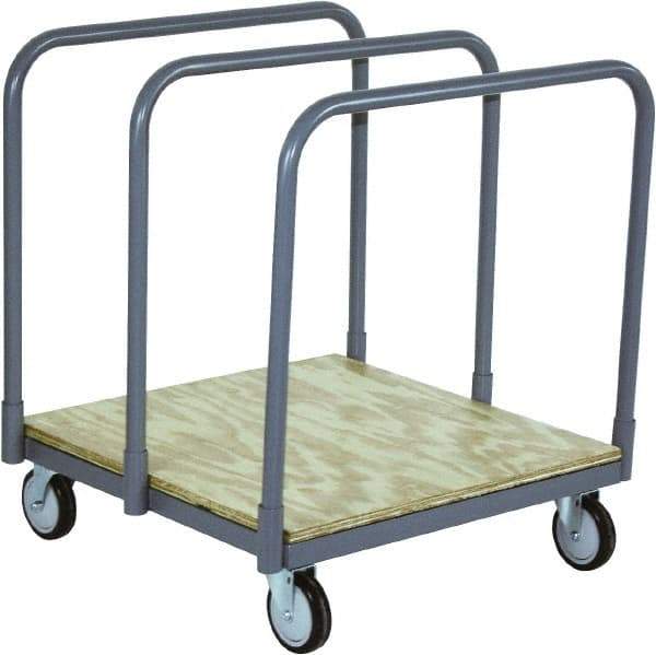 Jamco - 1,200 Lb Capacity Steel Panel Truck - Plywood Deck, 28" OAW - USA Tool & Supply