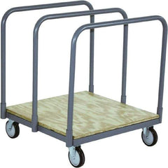 Jamco - 1,200 Lb Capacity Steel Panel Truck - Plywood Deck, 28" OAW - USA Tool & Supply
