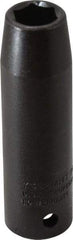 Proto - 1/2" Drive 13mm Deep Thin Wall Impact Socket - 6 Points, 3-1/4" OAL - USA Tool & Supply
