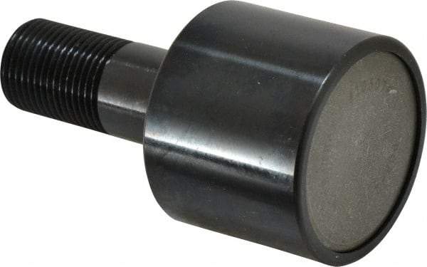 Accurate Bushing - 2" Roller Diam x 1-11/16" Width, 7/8" Stud Diam x 2" Length, Plain Load Roller - Steel, 1-1/8" Thread Length, 7/8-14 Thread, 3,490 Lb Dynamic Cap, 2,000 Lb Static Cap - USA Tool & Supply