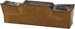 Iscar - 4004HFPR Grade IC830, 4mm Cutting Width Carbide Grooving Insert - 2mm Max Depth of Cut, Right Hand, 0.4mm Corner Radius, TiAlN Finish - USA Tool & Supply