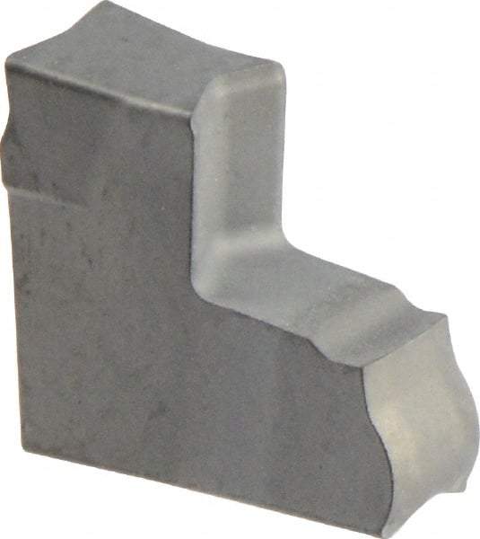 Iscar - TAG3 IC20 Grade, 0.1201" Cutting Width, Carbide Cutoff Insert - Neutral Lead Angle, 0.0079" Cnr Rad, Single End - USA Tool & Supply