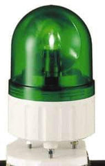 Schneider Electric - 12 VAC/VDC, 250 mAmp, Rotating Beacon LED Light - Surface Mounted, 5.81 Inch High, 84mm Diameter, 138 Flashes per min - USA Tool & Supply