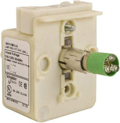 Schneider Electric - 110-120 VAC Green Lens LED Light Module - USA Tool & Supply