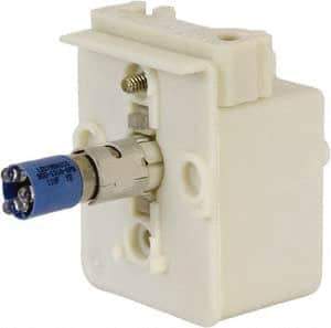 Schneider Electric - 24-28 VAC/VDC LED Light Module - Screw Clamp Connector, 35mm OAL x 54mm Wide, Dust-tight, Oiltight, Shock Resistant, Vibration Resistant, Watertight - USA Tool & Supply