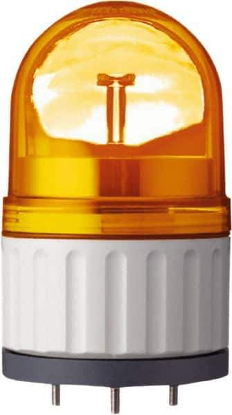 Schneider Electric - 24 VAC/VDC, 125 mAmp, Rotating Beacon LED Light - Surface Mounted, 5.81 Inch High, 84mm Diameter, 138 Flashes per min - USA Tool & Supply