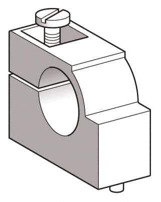 Telemecanique Sensors - Fixing Clamp - Use with Cylindrical M18 Sensor - USA Tool & Supply