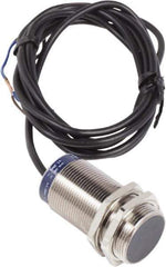 Telemecanique Sensors - NPN, PNP, 10mm Detection, Cylinder, Inductive Proximity Sensor - 2 Wires, IP68, IP69, 24 to 240 VAC/VDC, M30x1.5 Thread, 62mm Long - USA Tool & Supply