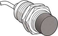 Telemecanique Sensors - PNP, 15mm Detection, Cylinder, Inductive Proximity Sensor - 3 Wires, IP67, 12 VDC, 12 VDC, 24 VDC, M30x1.5 Thread, 51mm Long x 30mm Wide - USA Tool & Supply