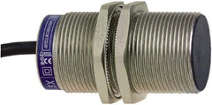 Telemecanique Sensors - NPN, PNP, NO/NC, 10mm Detection, Cylinder, Inductive Proximity Sensor - 4 Wires, IP68, 12 to 24 VDC, M30x1.5 Thread, 60mm Long - USA Tool & Supply