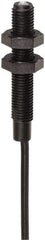 Telemecanique Sensors - PNP, 1.5mm Detection, Cylinder, Inductive Proximity Sensor - 3 Wires, IP67, 12 to 24 VDC, M8x1 Thread, 53mm Long - USA Tool & Supply