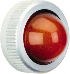 Schneider Electric - Round Pilot and Indicator Light Lens - Amber - USA Tool & Supply