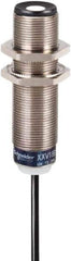 Telemecanique Sensors - PNP, NC, 0.05m Detection, Cylinder, Ultrasonic Proximity Sensor - 3 Wires, IP67, 12 to 24 VDC, M18x1 Thread, 18mm Wide - USA Tool & Supply