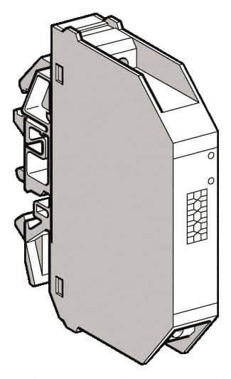 Schneider Electric - 18 Milliamp, Interface Relay Module - DIN Rail Mount, 23 to 104°F, 24 VDC - USA Tool & Supply