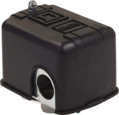 Square D - 1 and 3R NEMA Rated, 100 to 200 psi, Electromechanical Pressure and Level Switch - Fixed Pressure, 575 VAC, L1-T1, L2-T2 Terminal, For Use with Square D Pumptrol - USA Tool & Supply