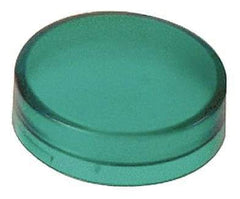 Schneider Electric - Pushbutton Switch Cap - Green, Round Button - USA Tool & Supply