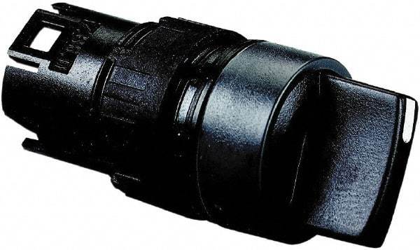 Schneider Electric - 16mm Mount Hole, 2 Position, Handle Operated, Selector Switch Only - Black, Maintained (MA), Shock and Vibration Resistant - USA Tool & Supply