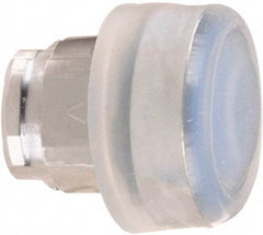 Schneider Electric - 22mm Mount Hole, Flush, Pushbutton Switch Only - Round, Blue Pushbutton, Nonilluminated, Momentary (MO) - USA Tool & Supply