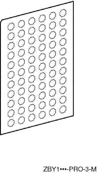 Schneider Electric - Round, Legend Plate Insert - I - USA Tool & Supply