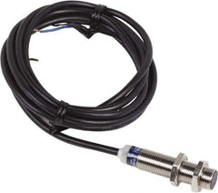 Telemecanique Sensors - NPN, PNP, 2mm Detection, Cylinder, Inductive Proximity Sensor - 2 Wires, IP68, IP69, 24 to 240 VAC/VDC, M12x1 Thread, 53mm Long - USA Tool & Supply
