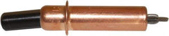 Zephyr Tool Group - #30 1/8" Pin Diam, Copper Cleco Fastener - Standard Length, 0 to 1/2" Grip - USA Tool & Supply