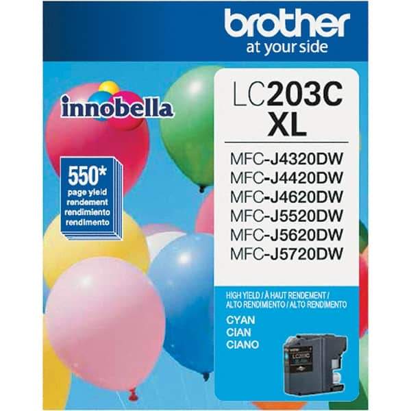 Brother - Cyan Ink Cartridge - Use with Brother MFC-J460DW, J480DW, J485DW, J680DW, J880DW, J885DW, J4320DW, J4420DW, J4620DW, J5520DW, J5620DW, J5720DW - USA Tool & Supply