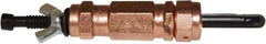 Zephyr Tool Group - 1/4 Drill 1/4" Pin Diam, Copper Cleco Wing Nut Fastener - Standard Length, 0 to 1" Grip - USA Tool & Supply