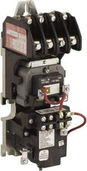 Square D - No Enclosure, 4 Pole, Mechanically Held Lighting Contactor - 20 A (Tungsten), 30 A (Fluorescent), 110 VAC at 50 Hz, 120 VAC at 60 Hz, 4NC Contact Configuration - USA Tool & Supply