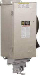 Square D - 30 Amp, 600 VAC, 3 Pole Fused Safety Switch - NEMA 12, 3, 3R, 4, 4X & 5, 7.5 hp at 480 VAC (Single Phase), 20 hp at 600 VAC (Triple Phase), 3P Contact Form - USA Tool & Supply