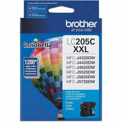 Brother - Cyan Ink Cartridge - Use with Brother MFC-J4320DW, J4420DW, J4620DW, J5520DW, J5620DW, J5720DW - USA Tool & Supply