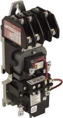 Square D - No Enclosure, 4 Pole, Mechanically Held Lighting Contactor - 20 A (Tungsten), 30 A (Fluorescent), 110 VAC at 50 Hz, 120 VAC at 60 Hz, 3NO/NC Contact Configuration - USA Tool & Supply