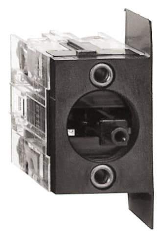 Schneider Electric - 2NO, 3 Amp, Electrical Switch Contact Block - 240 VAC, Screw Terminal, For Use with XACB, XACM - USA Tool & Supply