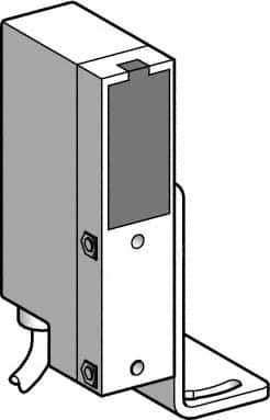 Telemecanique Sensors - Cable Connector, 15m Nominal Distance, Shock and Vibration Resistant, Retroreflective Photoelectric Sensor - 24 to 240 VAC/VDC, 20 Hz, ABS, Polycarbonate, 35mm Long x 18mm Wide x 70mm High - USA Tool & Supply