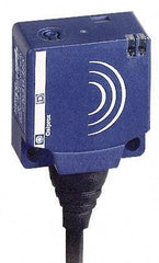 Telemecanique Sensors - NPN, PNP, NC, 10 to 15mm Detection, Flat, Inductive Proximity Sensor - 2 Wires, IP68, 24 to 240 VAC/VDC @ 50/60 Hz, 26mm Wide - USA Tool & Supply